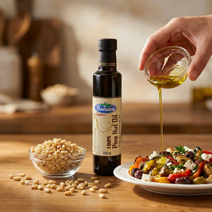 100% Pine Nut Oil Cold-Pressed