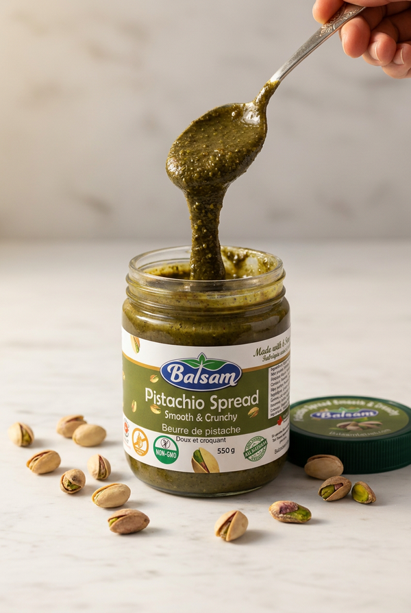 Smooth & Crunchy Pistachio Spread