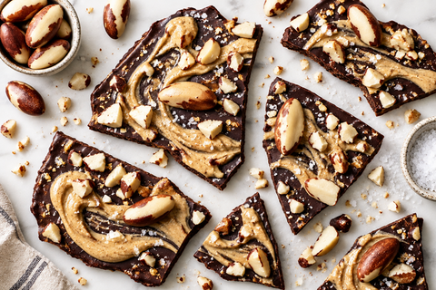 Brazil Nut Butter Chocolate Bark
