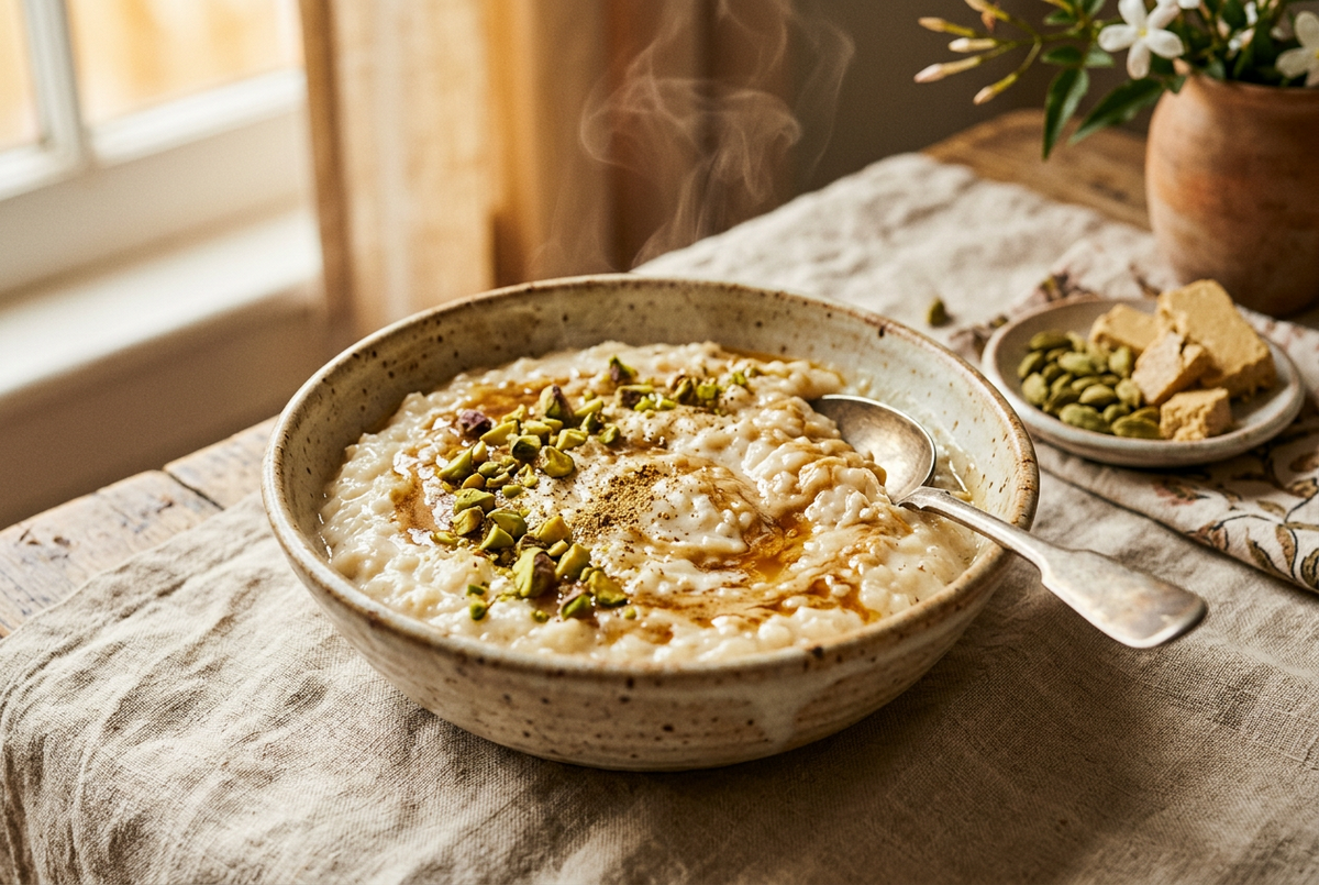 Cardamom Halawa Rice Pudding