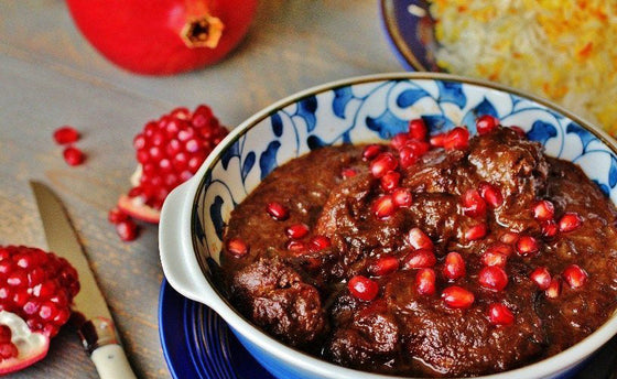 Khoresh Fesenjan (Pomegranate Chicken Stew)