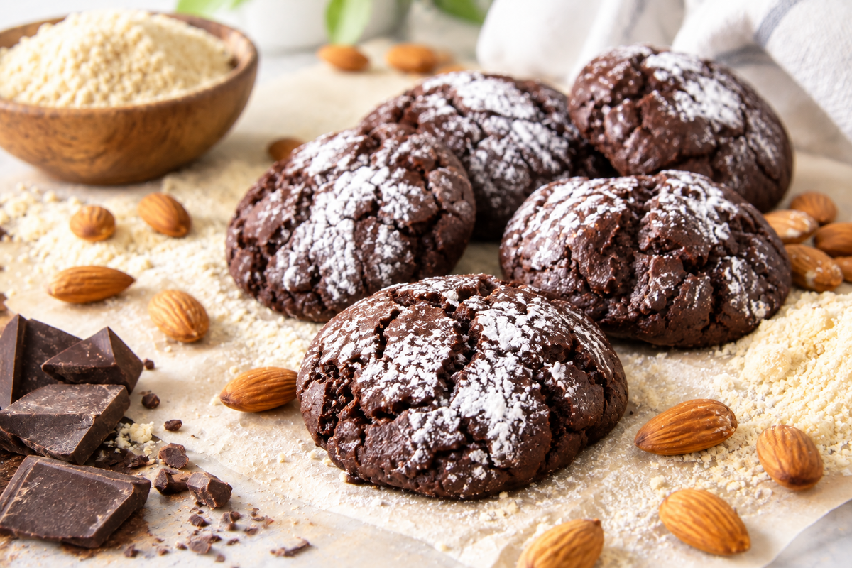 Flourless Almond Flour Chocolate Cookies