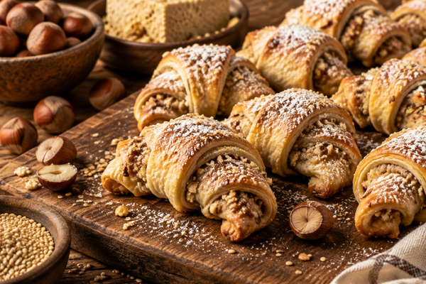 Hazelnut Halawa Rugelach