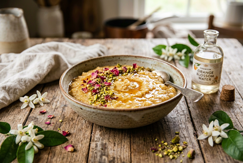 Orange Blossom Rice Pudding