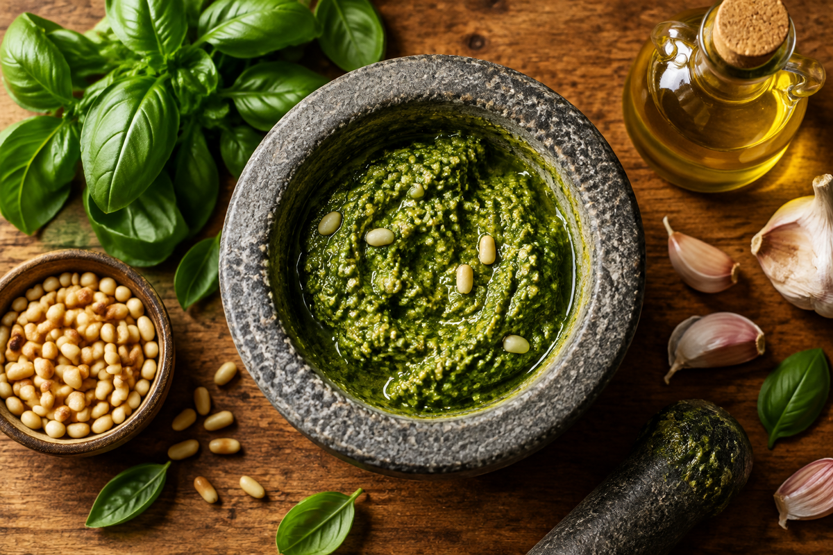 Pine Nut Oil Pesto