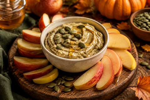 Pumpkin Seed Butter Apple Dip