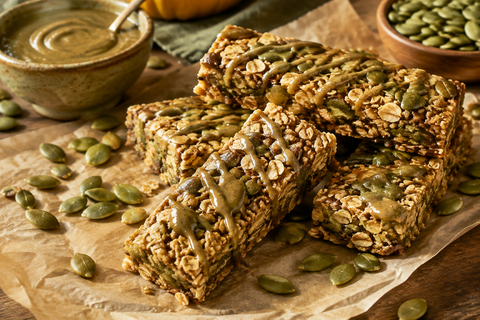 Pumpkin Seed Butter Granola Bars