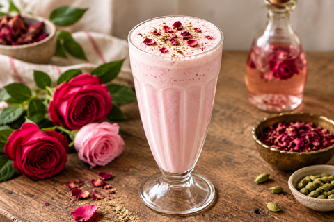 Rose Water Lassi