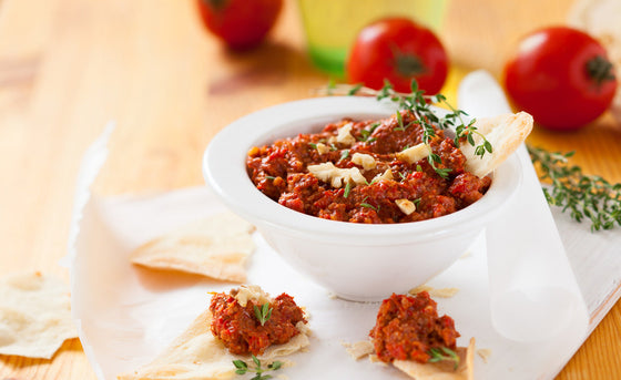 Muhammara (Red Pepper & Walnut Dip) Recipe