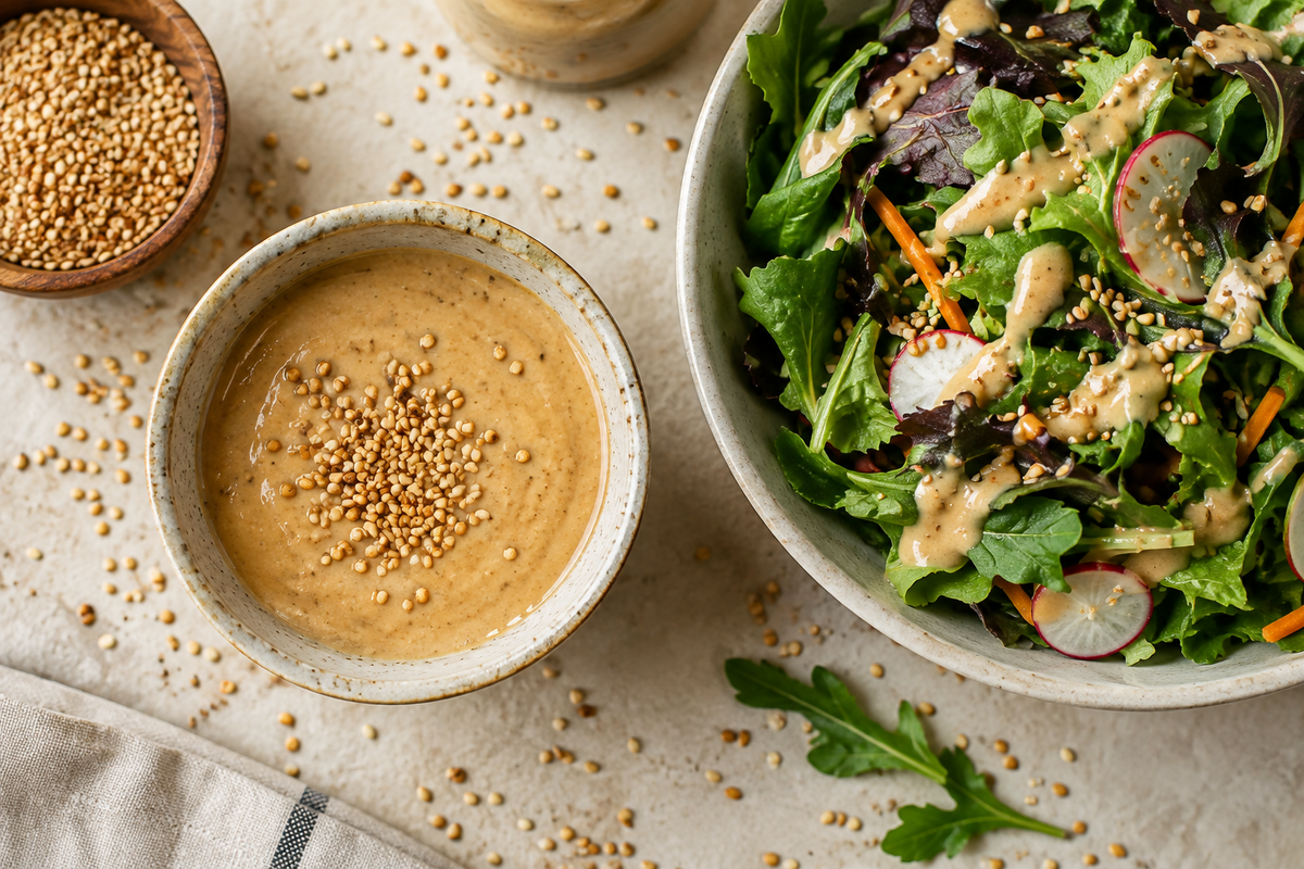 Sesame Seed Spread Miso Dressing