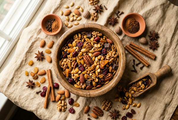 Spiced Roasted Pumpkin Seed Trail Mix