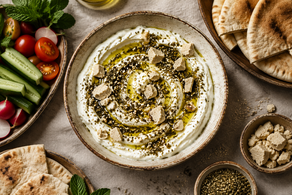 Zaatar Halawa Labneh Dip