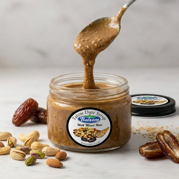 Tahini & Date Syrup with Mixed Nuts