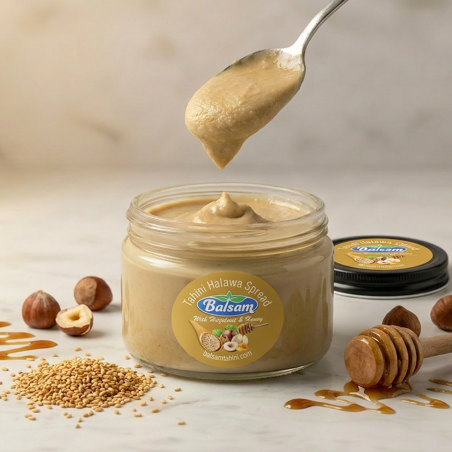 Hazelnut Halawa (Tahini) Spread